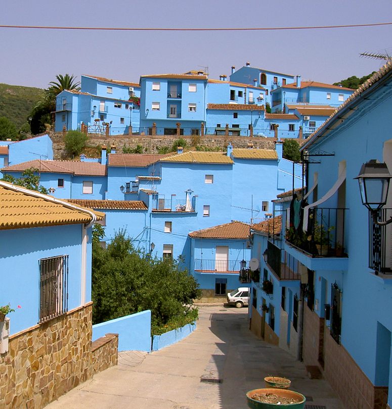 Juzcar - byn i Spanien som mlades bl som smurfbyn.