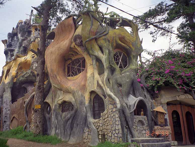Crazy House i Da Lat, Vietnam - vrldens hftigaste hus