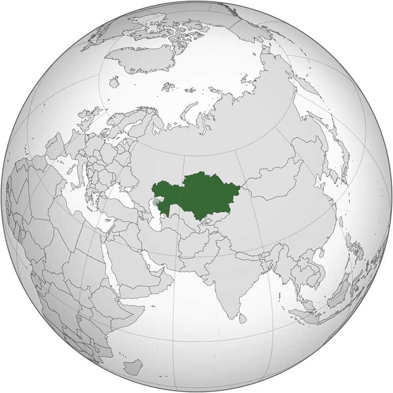 Karta ver Kazakstan