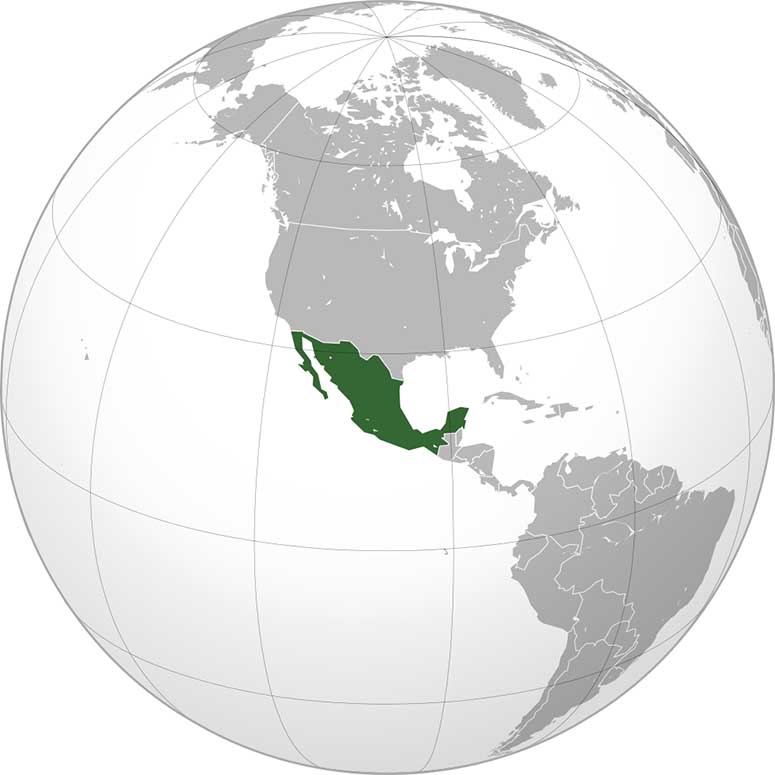 Karta ver Mexiko