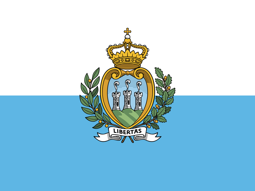 Vrldens snyggaste flagga - San Marino