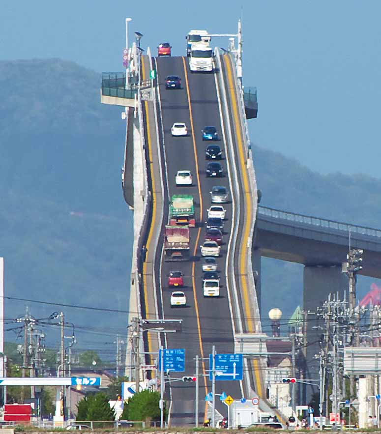 Eshima Ohashi-bron i Japan