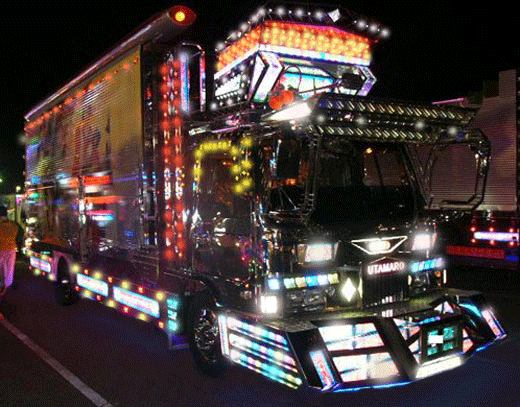 Dekotora-lastbil i Japan