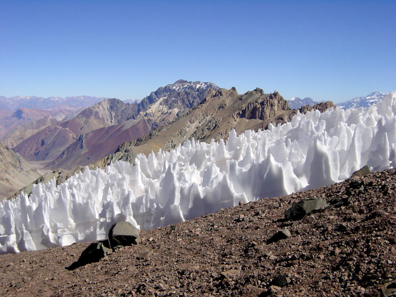 Penitenter p Aconcagua.