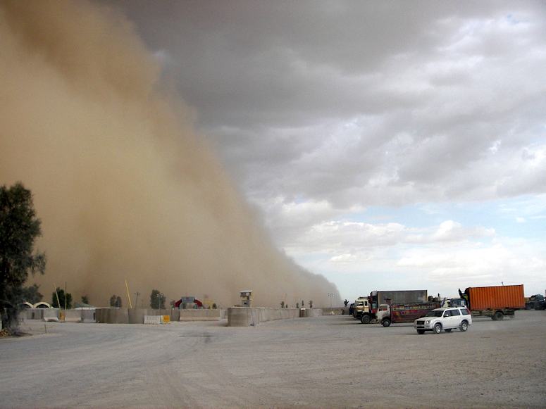 Sandstorm i Afghanistan 2008