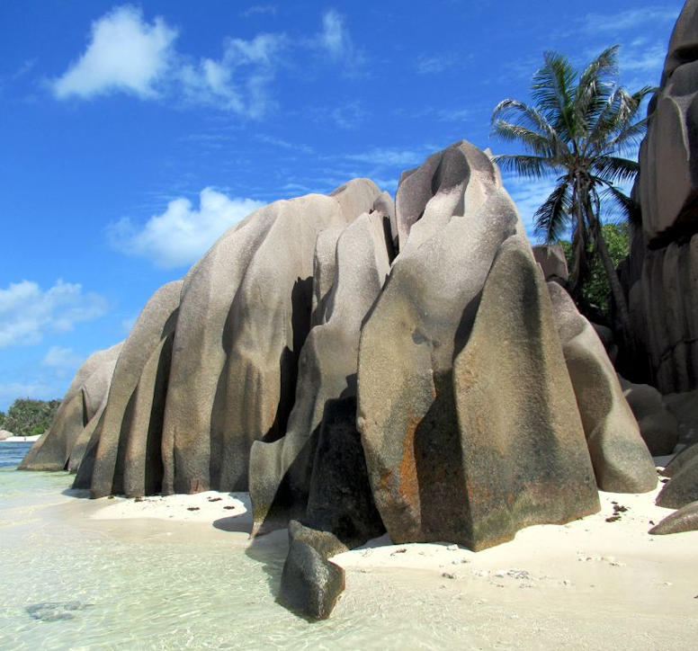 Anse Source d'Argent p Seychellerna