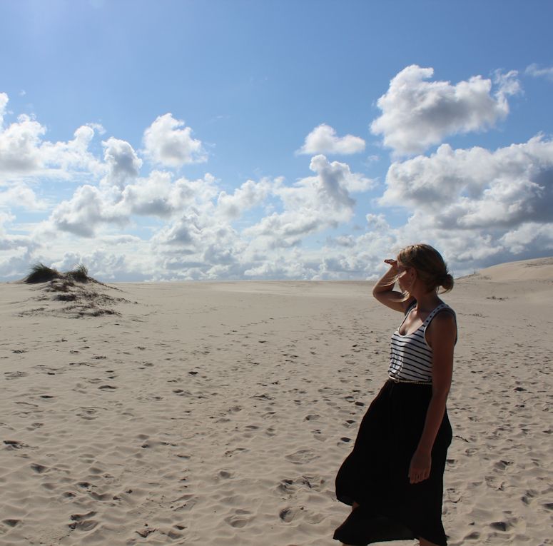 Rbjerg Mile i Danmark - sanddynen som flyttar sig.