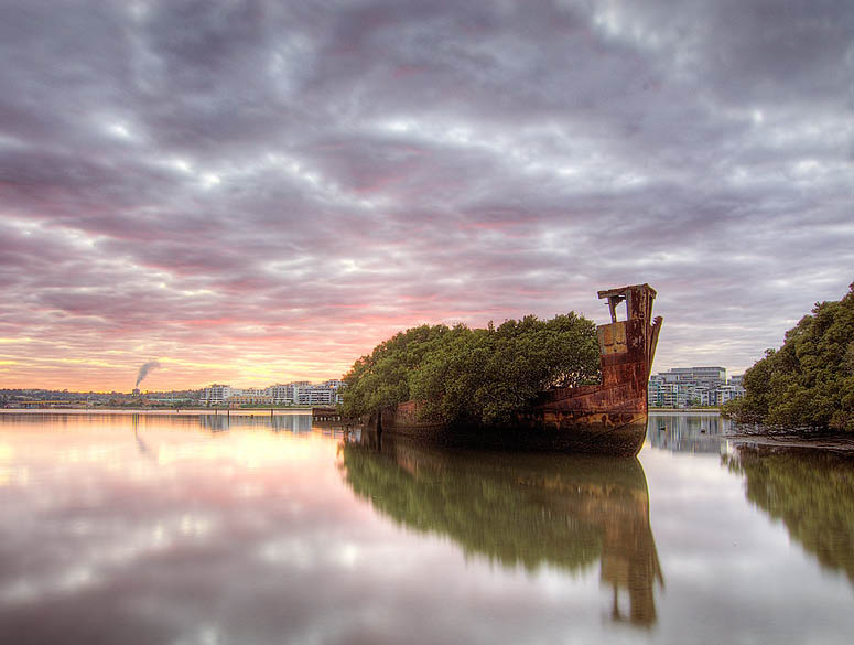 Skeppet SS Ayrfield i Sydney, Australien.