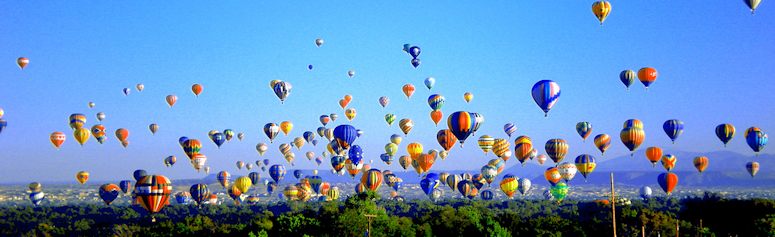 Albuquerque International Balloon Fiesta i USA r vrldens strsta luftballongfestival.