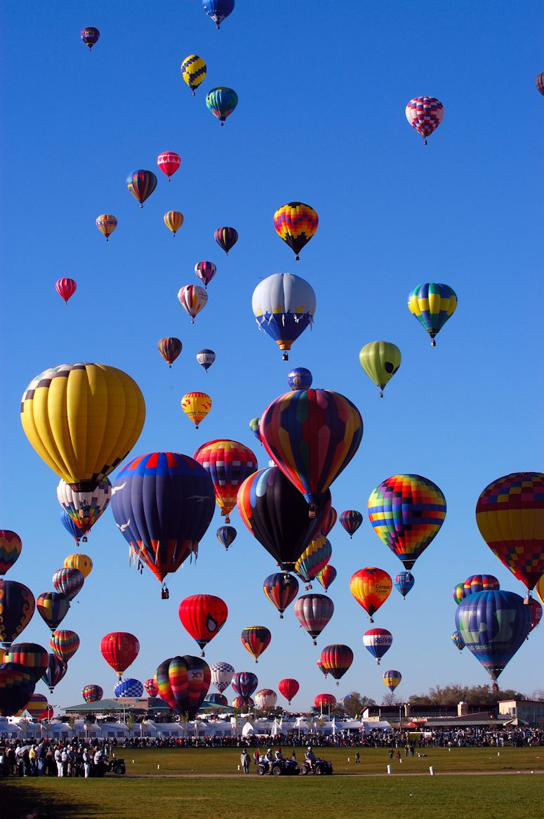 Albuquerque International Balloon Fiesta i USA r vrldens strsta luftballongfestival.