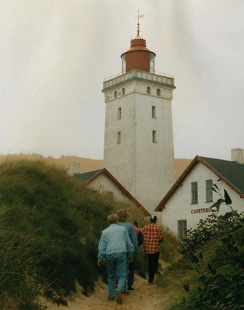 Fyren p Rubjerg Knude 1997.