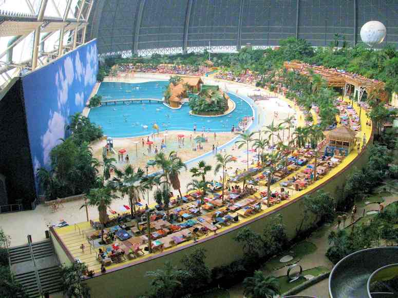 verblick ver Tropical Islands utanfr Berlin.