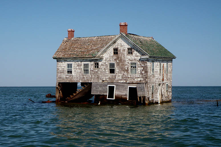Det sista huset på Holland Island i oktober 2010.