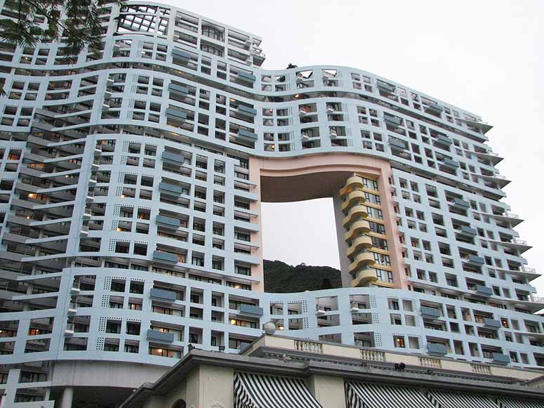 Hål i hus i Hong Kong