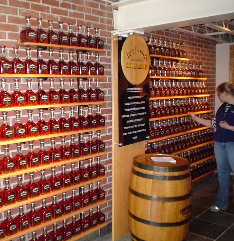 Jack Daniel's spritfabrik i Moore county - ett dry county