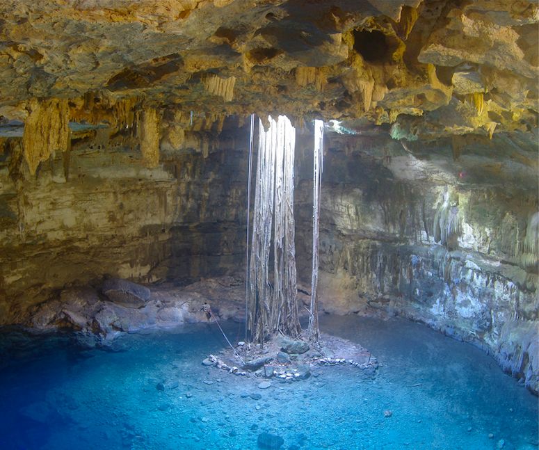 Cenote i Mexiko.