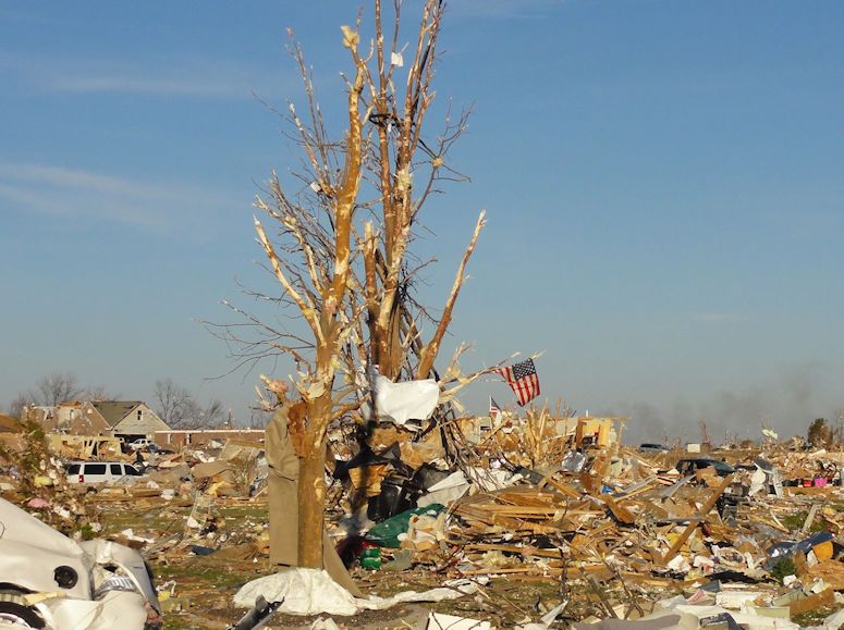 Tornado i Washington, Illinois, USA, 17 november 2013.