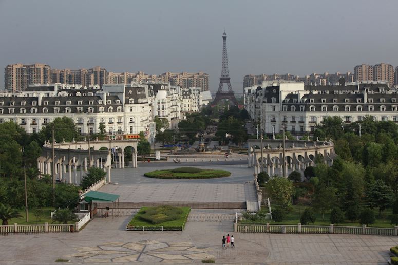 Tianducheng - en kopia av Paris i Kina.