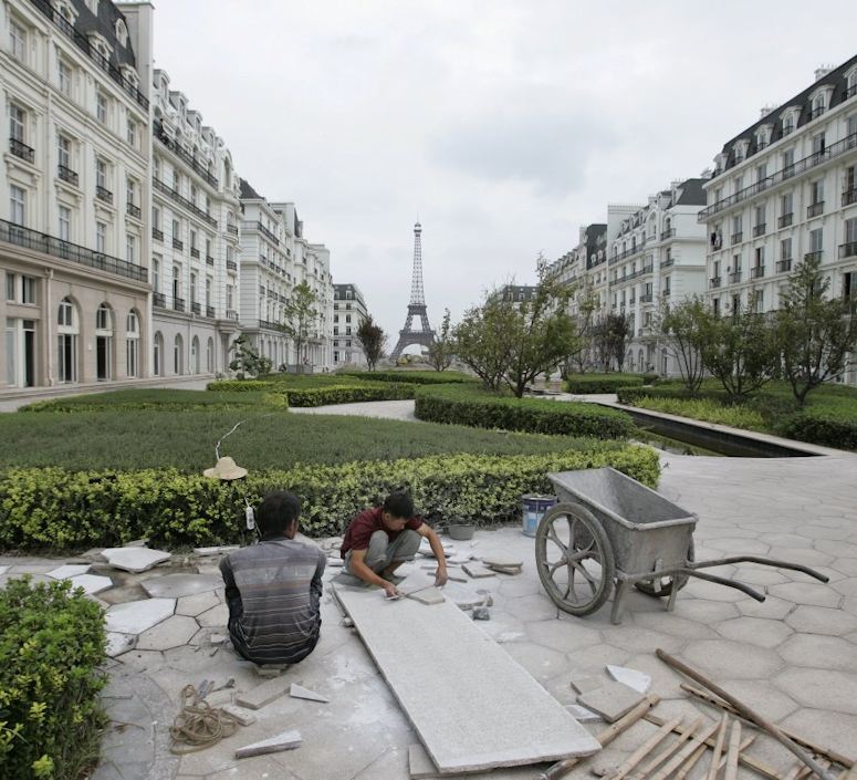 Tianducheng - en kopia av Paris i Kina.