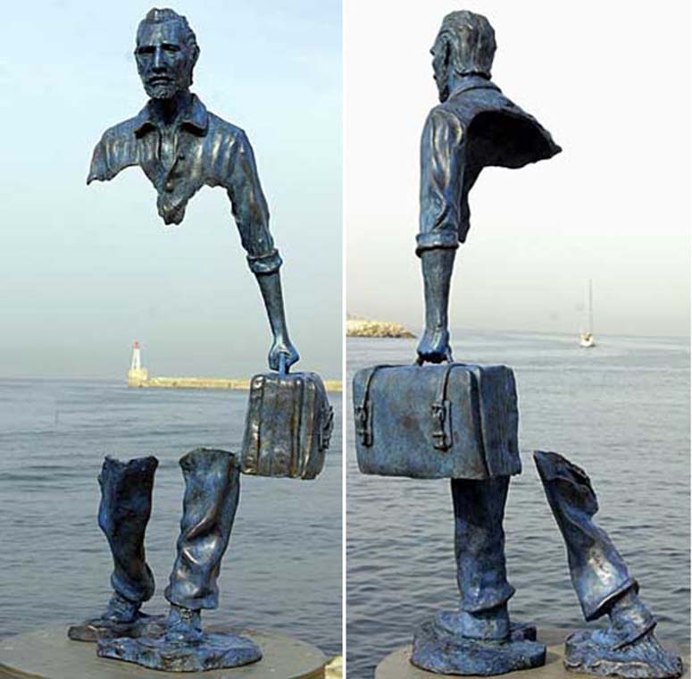 Staty av Bruno Catalano.