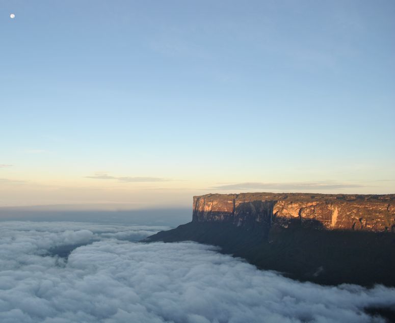 Mount Roraima - platberg (tepui) i Sydamerika.