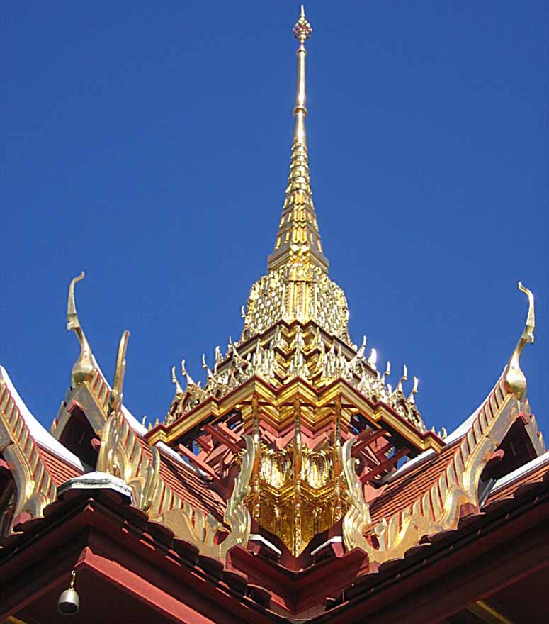 Taket på Thailändska paviljongen