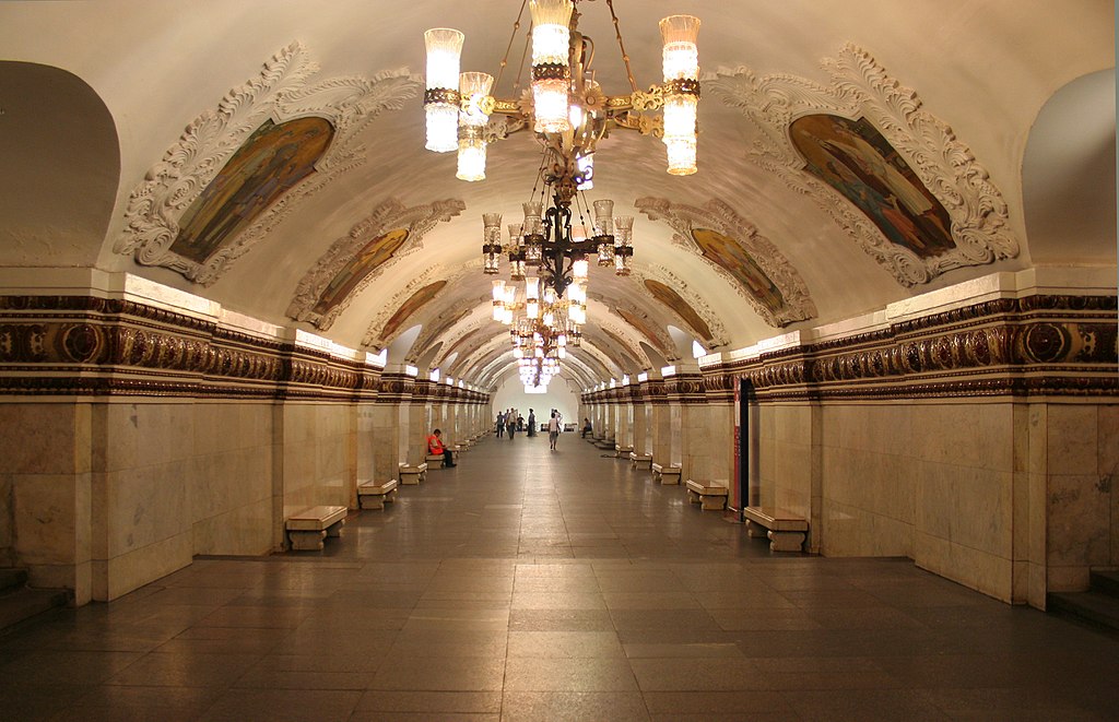 Kiyevskaya station i Moskvas tunnelbana.