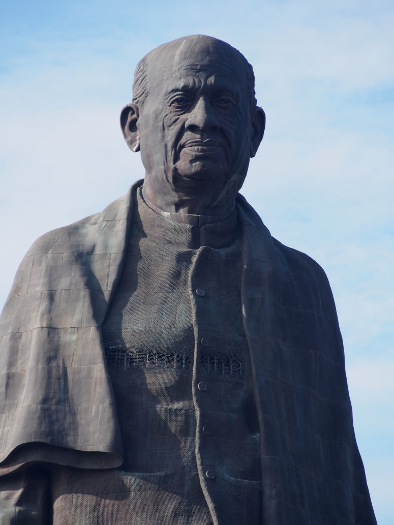 Vrldens hgsta staty - Statue of Unity i Indien.