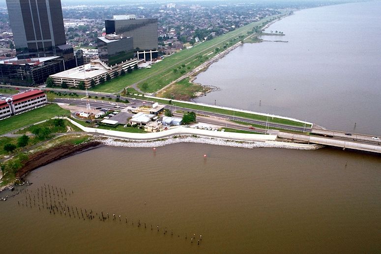 Dr Lake Pontchartrain Causeway startar frn New Orleans.