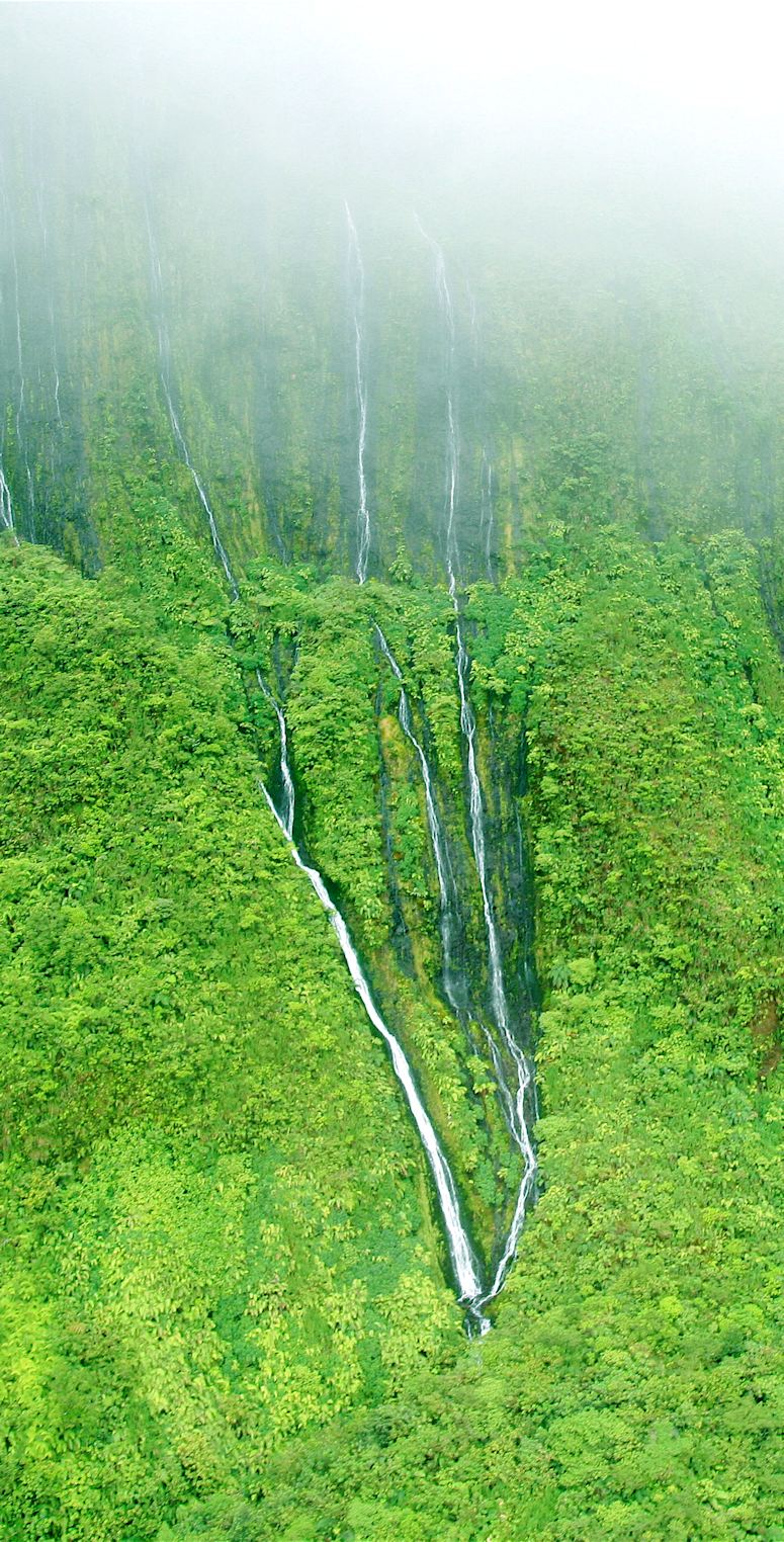 Wall of Tears (tårarnas vägg), på vulkanen Wai'ale'ale på Hawaii.