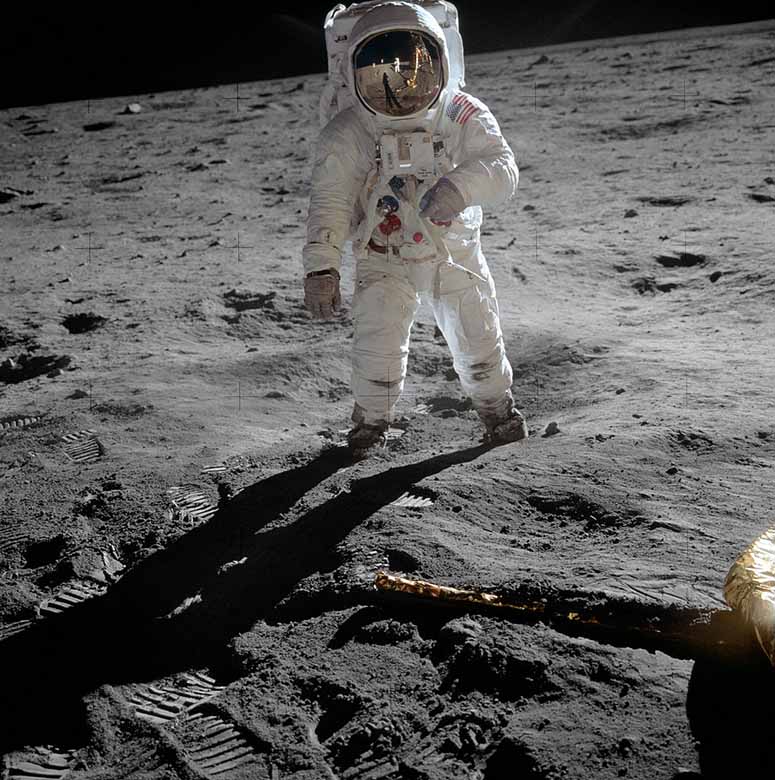 Buzz Aldrin på månen