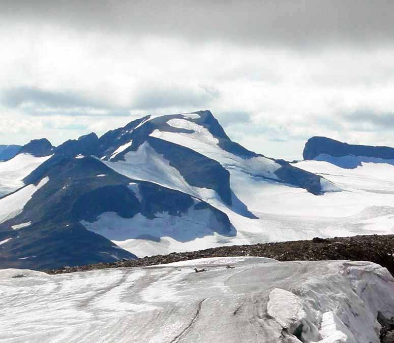 Galdhöpiggen (Galdhøpiggen) Norges högsta berg