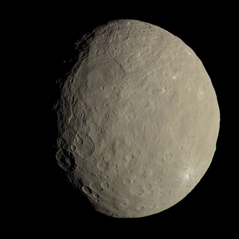Foto på Ceres taget av Dawn