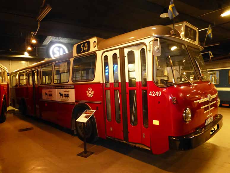Buss på Spårvägsmuseet