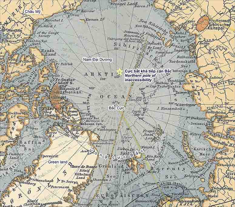 Norra otillgänglighetspolen i Arktis