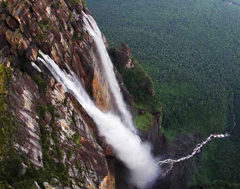 Angel Falls frn ovan