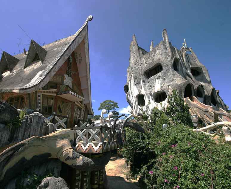 Crazy House i Da Lat, Vietnam