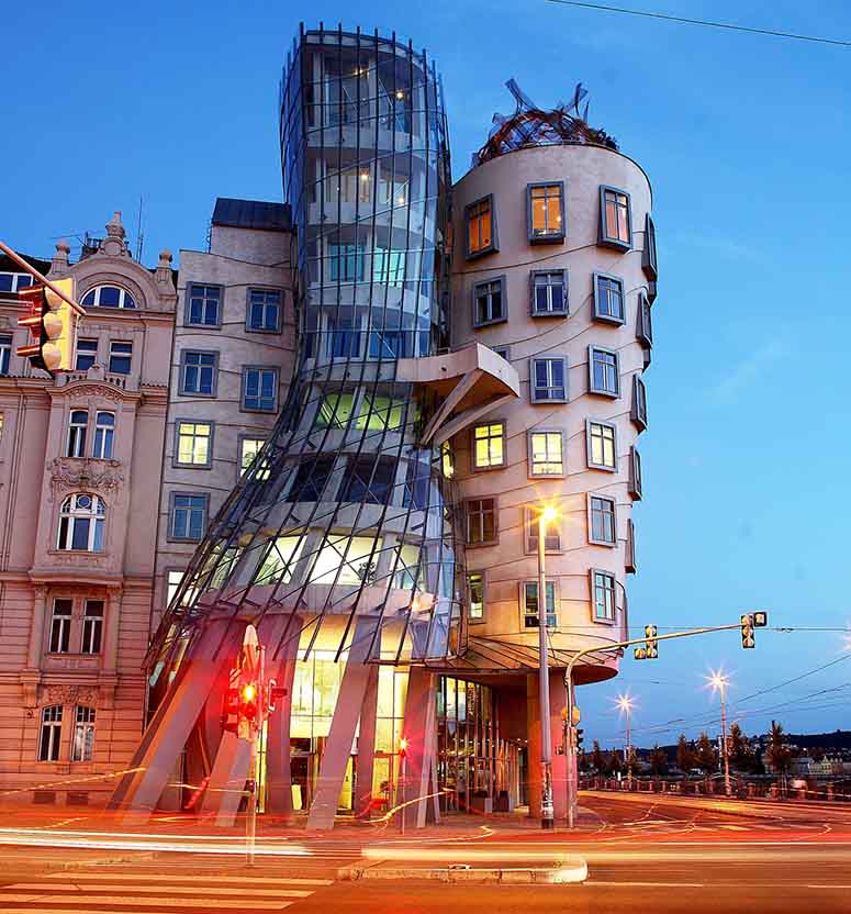 Dancing House i Prag, Tjeckien