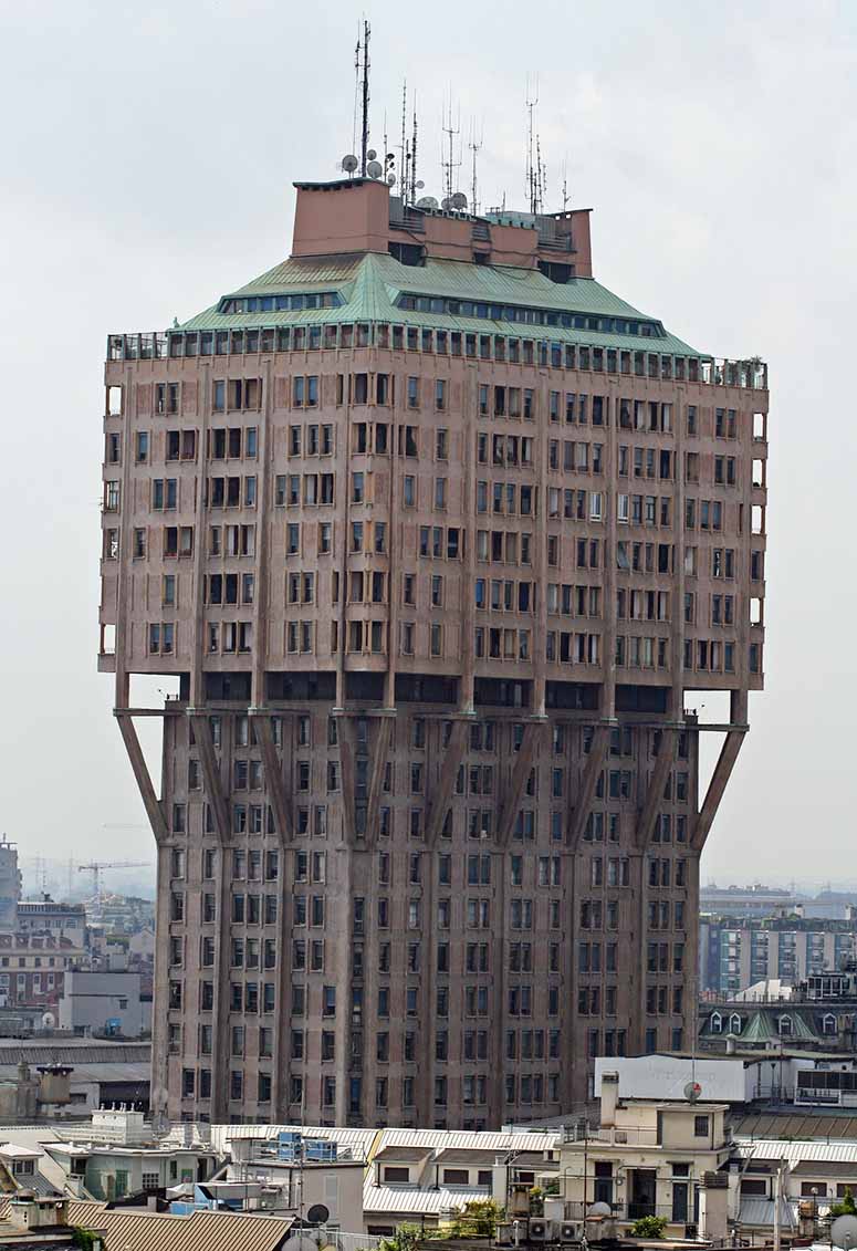 Torre Velasca, Milano - världens fulaste hus
