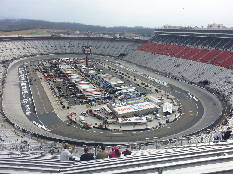 Bristol Motor Speedway i Bristol, Tennessee, USA.