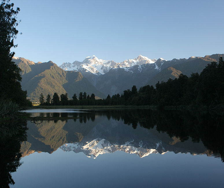 Lake Matheson, Nya Zeeland
