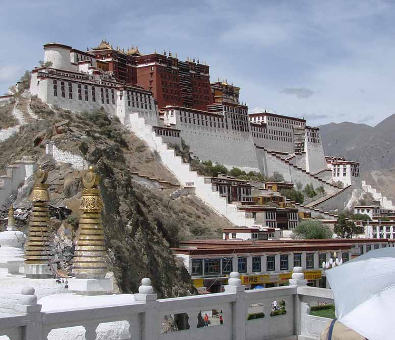 Potalapalatset i Lhasa, Tibet