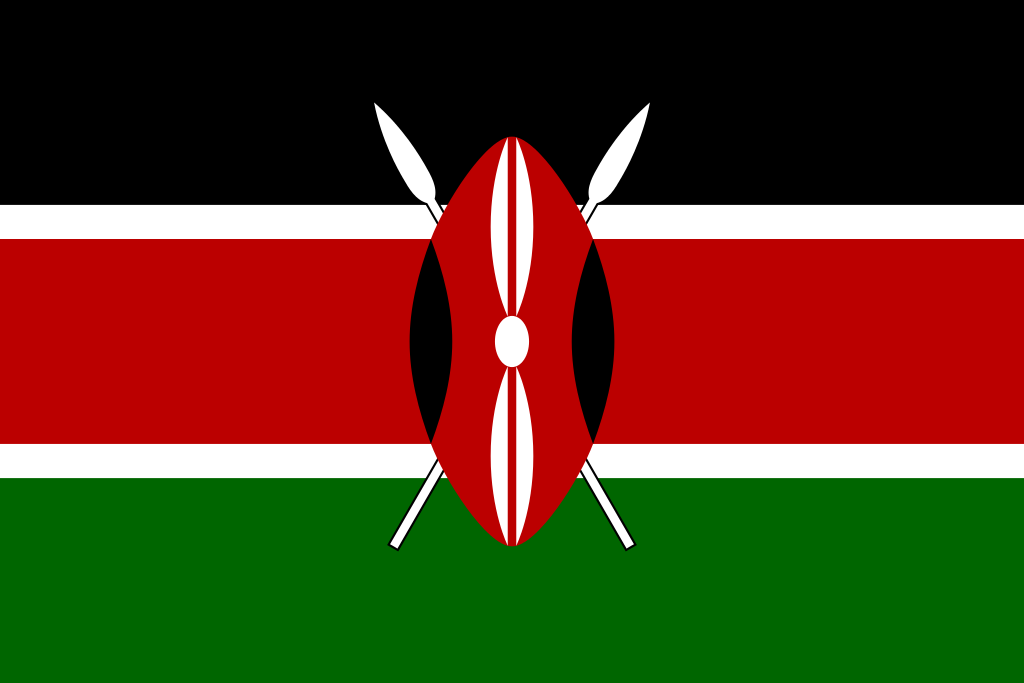 Kenyas flagga