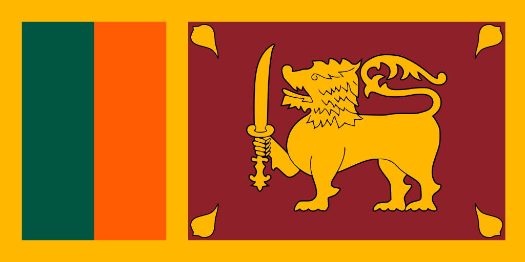 Sri Lankas flagga